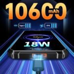 OUKITEL G1 Rugged Smartphone Unlocked - 24+256GB/1TB Android 15 Rugged Cellphones, 6.52” HD Display 48MP Rear Camera 10600mAh Battery IP68/IP69K Waterproof Phone, Dual Sim/NFC/Fingerprint 2025 - Image 6