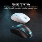 Corsair M75 Wireless RGB Lightweight FPS Gaming Mouse – 26,000 DPI – Swappable Side Buttons – iCUE Compatible – PC – White - Image 3