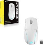 Corsair M75 Wireless RGB Lightweight FPS Gaming Mouse – 26,000 DPI – Swappable Side Buttons – iCUE Compatible – PC – White - Image 10
