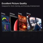 KOORUI Computer Monitor 22 Inch PC Gaming Full HD 1080P 100Hz VA Panel LCD Display with Adpitive sync (HDMI/VGA/VESA 100x100mm/Audio Out) - Image 6