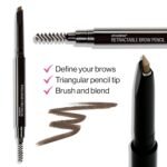 wet n wild Ultimate Eyebrow Retractable Definer Pencil, Taupe, Dual-Sided Brow Brush, Fine Tip, Shapes, Defines, Fills Brow Makeup - Image 3