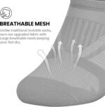 wernies No Show Socks Women - 8 Pairs Ankle Socks for Women, Low Cut Socks Short Cotton Socks, Invisible Casual Socks - Image 4