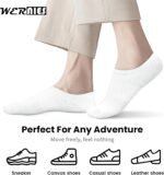 wernies No Show Socks Women - 8 Pairs Ankle Socks for Women, Low Cut Socks Short Cotton Socks, Invisible Casual Socks - Image 8