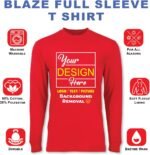 Custom Long Sleeve T-Shirts | Personalized Design Your Own Shirts Unisex Male Female with Digital Printing - Image 5