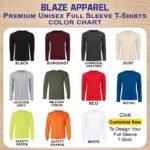 Custom Long Sleeve T-Shirts | Personalized Design Your Own Shirts Unisex Male Female with Digital Printing - Image 6