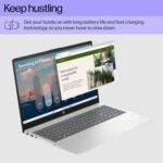 HP 15.6 inch Laptop, HD Touchscreen Display, AMD Ryzen 5 7520U, 8 GB RAM, 512 GB SSD, AMD Radeon Graphics, Windows 11 Home, Natural Silver, 15-fc0499nr - Image 5