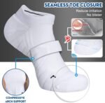 Hylaea Athletic Running Socks Cushion Padded Moisture Wicking Low Cut - Image 4