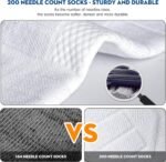 Hylaea Athletic Running Socks Cushion Padded Moisture Wicking Low Cut - Image 5