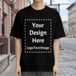 Custom T Shirts Bulk Customized Heavy Cotton T-Shirts Design Your Own Personalized Shirts Wit Logo Text - Image 3