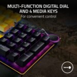 Razer Huntsman V2 Optical Gaming Keyboard: Fastest Linear Optical Switches w/Quick Keystrokes & 8000Hz Polling Rate - Doubleshot PBT Keycaps - Dedicated Media Keys & Dial - PUBG: Battleground Edition - Image 6