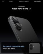 Spigen Camera Lens Screen Protector [GlasTR EZ Fit Optik Pro] Designed for iPhone 17 | iPhone 16 Plus | iPhone 16 [Case Friendly] - Black [2 Pack] - Image 3