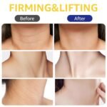 Neck Firming Cream with Massage Roller Hydrating & Tightening & Lifting Cream Silky Texture for Woman - Image 3