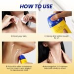 Neck Firming Cream with Massage Roller Hydrating & Tightening & Lifting Cream Silky Texture for Woman - Image 6