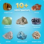 National Geographic Earth Science Kit – 100+ Science Experiments & Activities for Kids, Crystal Growing, Volcano Science Kit, Rock Collection, STEM Project Toy for Boys & Girls (Amazon Exclusive) - Image 5