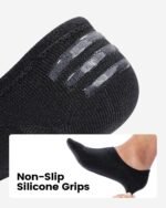 IDEGG No Show Socks Men Low Cut Ankle Short Socks for Men Casual Athletic Socks with Non-Slip Grip - Image 6