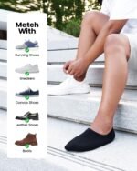 IDEGG No Show Socks Men Low Cut Ankle Short Socks for Men Casual Athletic Socks with Non-Slip Grip - Image 8