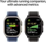 Apple Watch Ultra 3 [GPS + Cellular 49mm] Running & Multisport Smartwatch w/Rugged Titanium Case w/Black Titanium Milanese Loop - L. Satellite Communications, Advanced Health & Fitness Tracking - Image 4