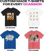 Custom T-Shirt – Design Your Own Shirt with Text, Photo or Logo – Personalized Printed Cotton Tee for Men & Women - Image 4
