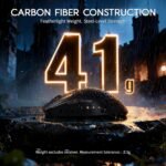 MAMBASNAKE M2 Carbon Fiber Wireless Gaming Mouse,PAW3395PRO 40K DPI Optical Sensor,41g Ultra Lightweight Ergonomic,Programmable Buttons BT/2.5Ghz/Wired Mice Computer Accessories for PC/Mac-Black - Image 6