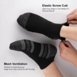 COOVAN 12 Pack Mens Ankle Socks Low Cut Cushioned Comfort Breathable Casual Socks 12 pairs - Image 5