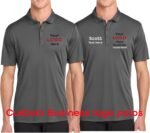 Custom Polo Shirts - Dry-FIT Performance Polo | Design Your Own Text/Logo. Personalized Polo for Men 550 - Image 3
