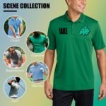 Custom Polo Shirts - Dry-FIT Performance Polo | Design Your Own Text/Logo. Personalized Polo for Men 550 - Image 5