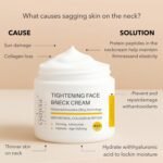 Neck Tightening Cream - Smoothing Cream for Fine Lines, Wrinkles - 100ml | Loose and Crepey Skin - Moisturizer for Neck, Chest & Face (Unscented 1) - Image 7