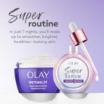 Olay Super Serum Night Repair, Fragrance-Free Trial Size - Niacinamide, Peptide, Salicylic & Lactic Acid, Glycerin ​- 5-in-1 Skin Care Benefits - Hydrating, Reduces Dark Spots, Anti-Aging, 0.4 Oz - Image 11
