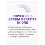 Olay Super Serum Night Repair, Fragrance-Free Trial Size - Niacinamide, Peptide, Salicylic & Lactic Acid, Glycerin ​- 5-in-1 Skin Care Benefits - Hydrating, Reduces Dark Spots, Anti-Aging, 0.4 Oz - Image 16