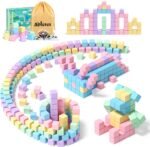 45PCS Magnetic Blocks - Toddler Girl Toys, Magnet Building Blocks, STEM Sensory Outdoor Autism Toys for 3-5 Year Old Boys & Girls, Magnetic Cubes Classroom Must Haves for Kids Ages 3+ - Image 2