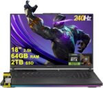 ASUS ROG Strix G18 G814 Gaming Laptop 18" 2.5k (2560x1600) 240Hz (100% DCI-P3, 3ms) AMD 16-core Ryzen 9 9955HX (Beats i9-14900HX) 64GB RAM 2TB SSD GeForce RTX 5070 RGB Backlit WiFi6E Win11 ICP Hub - Image 2