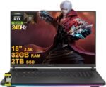 ASUS ROG Strix G18 G814 Gaming Laptop 18" 2.5k (2560x1600) 240Hz (100% DCI-P3) AMD 16-core Ryzen 9 9955HX (>i9-14900HX) 32GB DDR5 2TB SSD GeForce RTX 5070 RGB Backlit FHD Camera Win11 ICP Hub - Image 2