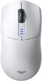 AULA SC580 Wireless Gaming Mouse, Tri-Mode 2.4G/BT5.0/USB-C Gaming Mouse, 12000 DPI Rechargeable Wireless Mouse with 6 Programmable Buttons, Ergonomic Computer Mouse for Laptop/PC/Mac/Tablet - Image 2