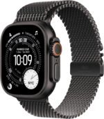 Apple Watch Ultra 3 [GPS + Cellular 49mm] Running & Multisport Smartwatch w/Rugged Titanium Case w/Black Titanium Milanese Loop - L. Satellite Communications, Advanced Health & Fitness Tracking - Image 2