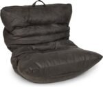 Big Joe Roma Gaming Bean Bag Chair for Kids, Teens, Adults, Shadow Graphite Vintage Suede, 3 Foot Lightweight Refillable - Image 2