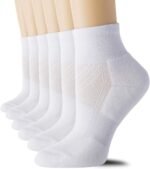 CS CELERSPORT 6 Pairs Women's Running Ankle Socks Athletic Sport Socks Cushioned - Image 2