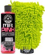 Chemical Guys Mr. Pink Car Wash Soap & Chenille Wash Mitt Kit - 16 oz High Foaming Auto Shampoo with Plush Microfiber Mitt - Safe for Cars, Trucks, Motorcycles, and RVs - Scratch-Free Cleaning Combo - Image 2