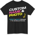 Custom T-Shirt – Design Your Own Shirt with Text, Photo or Logo – Personalized Printed Cotton Tee for Men & Women - Image 2