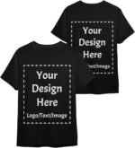 Custom T Shirts Bulk Customized Heavy Cotton T-Shirts Design Your Own Personalized Shirts Wit Logo Text - Image 2