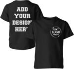 Custom T Shirts for Men Women Create Your Own T Shirt with Text Name Logo Photo Image Personalized Printed T Shirt Gift - Image 2