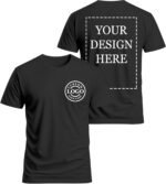 Custom T Shirts for Men Women,Personalized Shirts with Photo Logo Text,Customized T-Shirt for Front & Back Print - Image 2