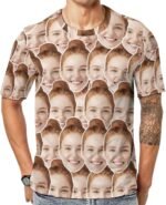 Custom T Shirts with face Personalized T Shirt for Men Women with Picture Design Your Own Shirt Add Text/Image - Image 2