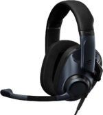 EPOS H6Pro - Closed Acoustic Gaming Headset with Mic – Lightweight Over-Ear Design – Lift-to-Mute – Compatible with Xbox, PS4, PS5 & PC – Black - Image 2