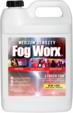 FogWorx Fog Juice - 1 Gallon of Organic Fog Fluid (128 oz) - Medium Density, High Output, Long Lasting Fog Machine Fluid for 400 Watt to 1500 Watt Machines - Image 2
