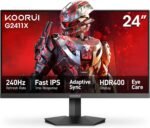 KOORUI 24" Gaming Monitor, 240Hz 1ms Fast IPS, FHD HDR400 Display, 90% DCI-P3 Color Gamut, Adaptive Sync, Ultra Slim Frame, VESA Mountable, HDMI 2.0, DP 1.4 - Image 2