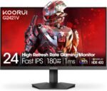KOORUI 24" Gaming Monitor,180Hz 1ms Fast IPS Monitor, 1440P HDR400 Display, 90% DCI-P3 Color Gamut, Adaptive Sync, Slim Frame, VESA Mountable, HDMI 2.0, DP 1.4, G2421V - Image 2