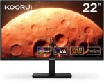 KOORUI Computer Monitor 22 Inch PC Gaming Full HD 1080P 100Hz VA Panel LCD Display with Adpitive sync (HDMI/VGA/VESA 100x100mm/Audio Out) - Image 2