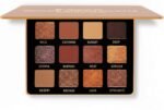 Lamora Bronze Eyeshadow Palette - 12 Soft Warm Brown Shadows, Multi-Use Eye Makeup Palette with Matte & Shimmer Finishes, Ultra-Blendable Everyday Neutrals, Long-lasting Wear Travel Makeup with Mirror - Image 2