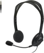 Logitech H111 Wired Headset, Stereo Headphones with Noise-Cancelling Microphone, 3.5 mm Audio Jack, PC/Mac/Laptop/Smartphone/Tablet - Black - Image 2