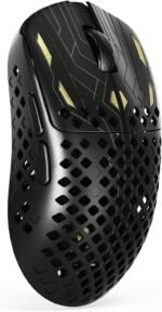 MAMBASNAKE M2 Carbon Fiber Wireless Gaming Mouse,PAW3395PRO 40K DPI Optical Sensor,41g Ultra Lightweight Ergonomic,Programmable Buttons BT/2.5Ghz/Wired Mice Computer Accessories for PC/Mac-Black - Image 2